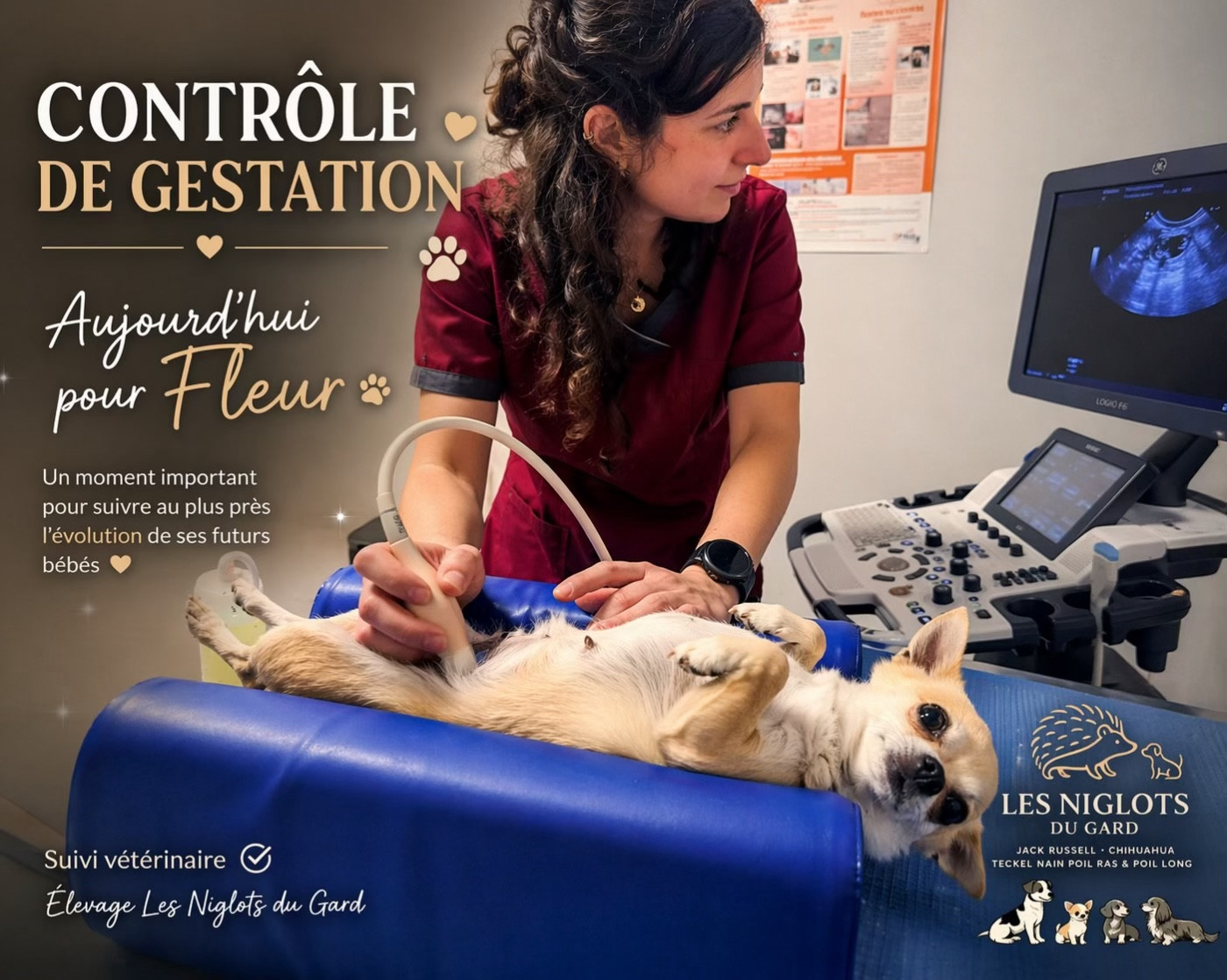 CONFIRMATION DE GESTATION POUR FLEUR