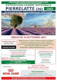 EXPOSITION PIERRELATTE LE 22 SEPTEMBRE 2024