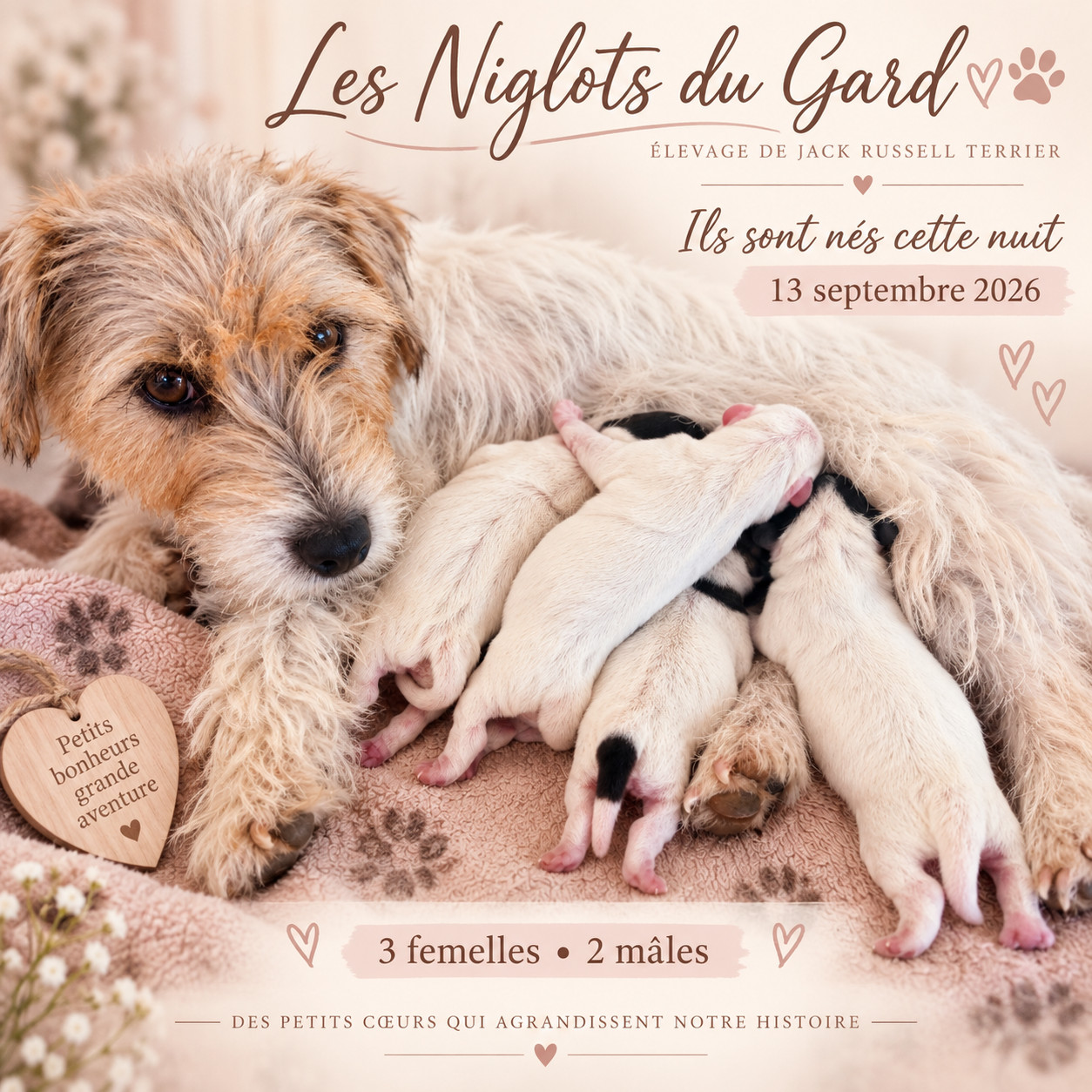 Chiot Jack Russell Terrier Des Niglots Du Gard